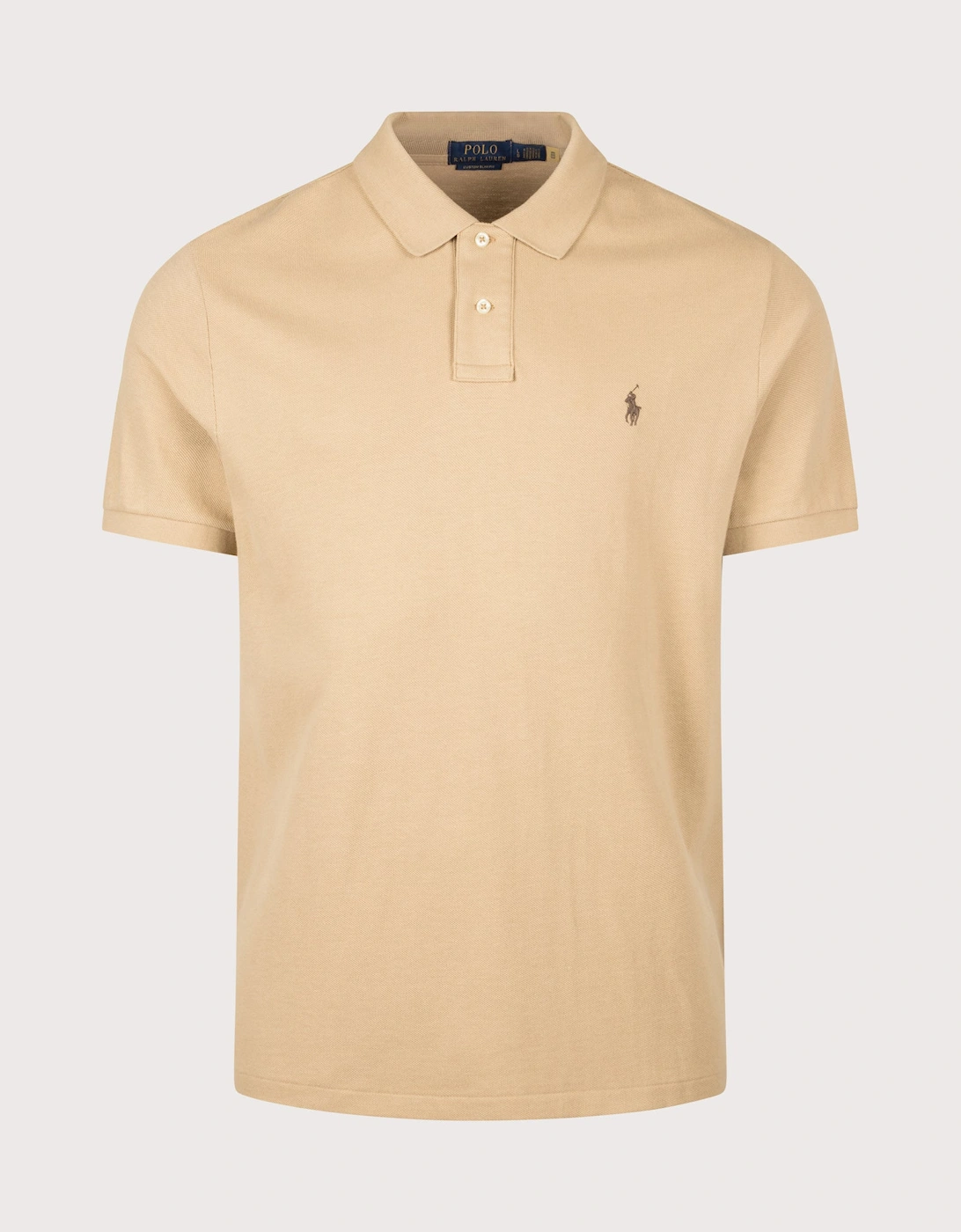 Custom Slim Fit Mesh Polo Shirt