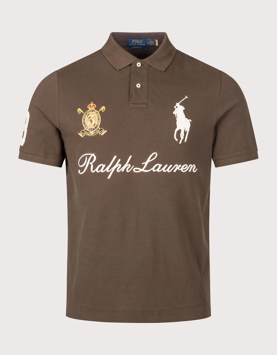 Classic Fit Big Pony Mesh Polo Shirt