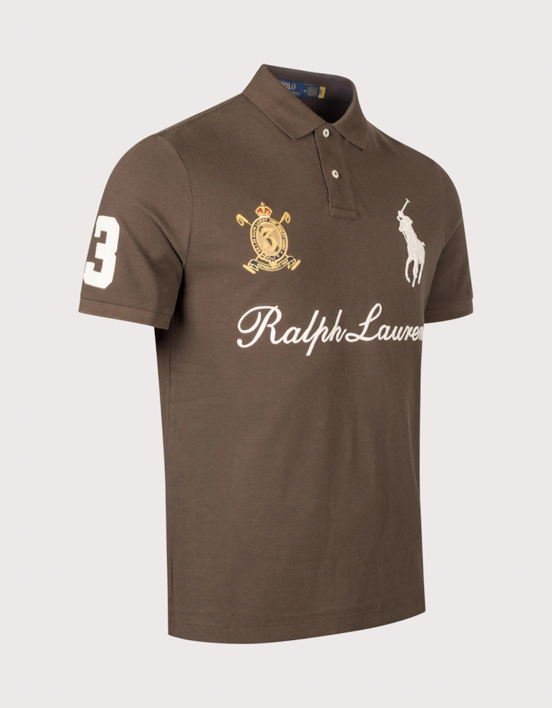 Classic Fit Big Pony Mesh Polo Shirt