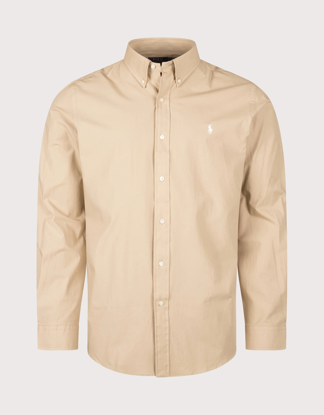 Custom Fit Stretch Poplin Shirt