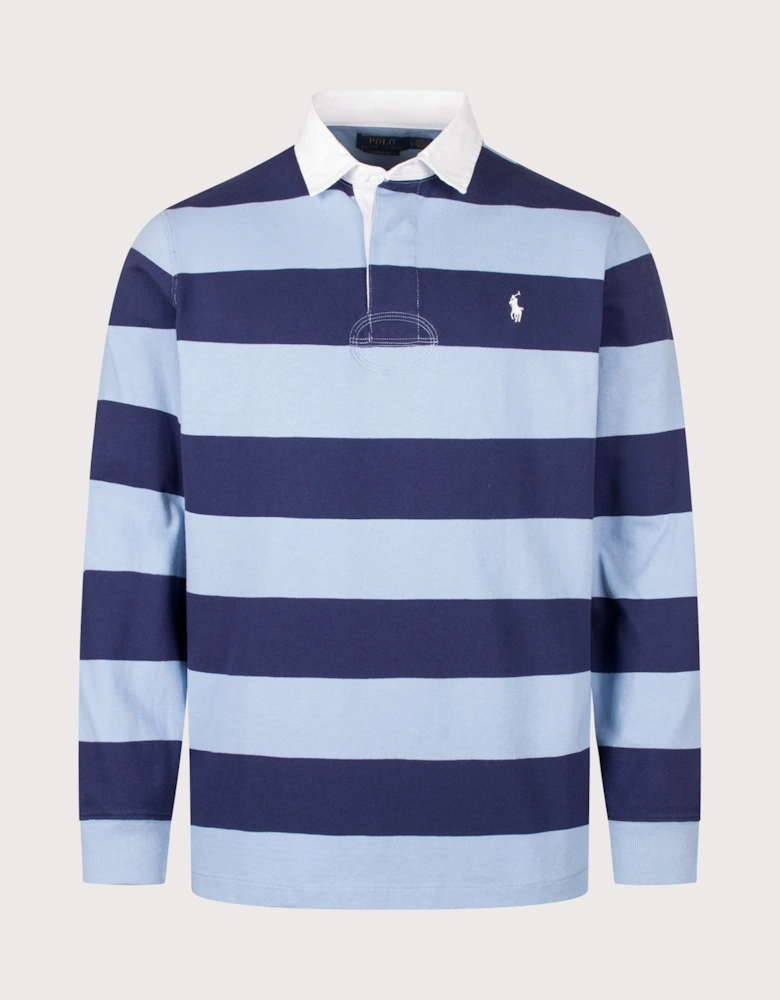 Classic Fit The Iconic Striped Rugby Shirt