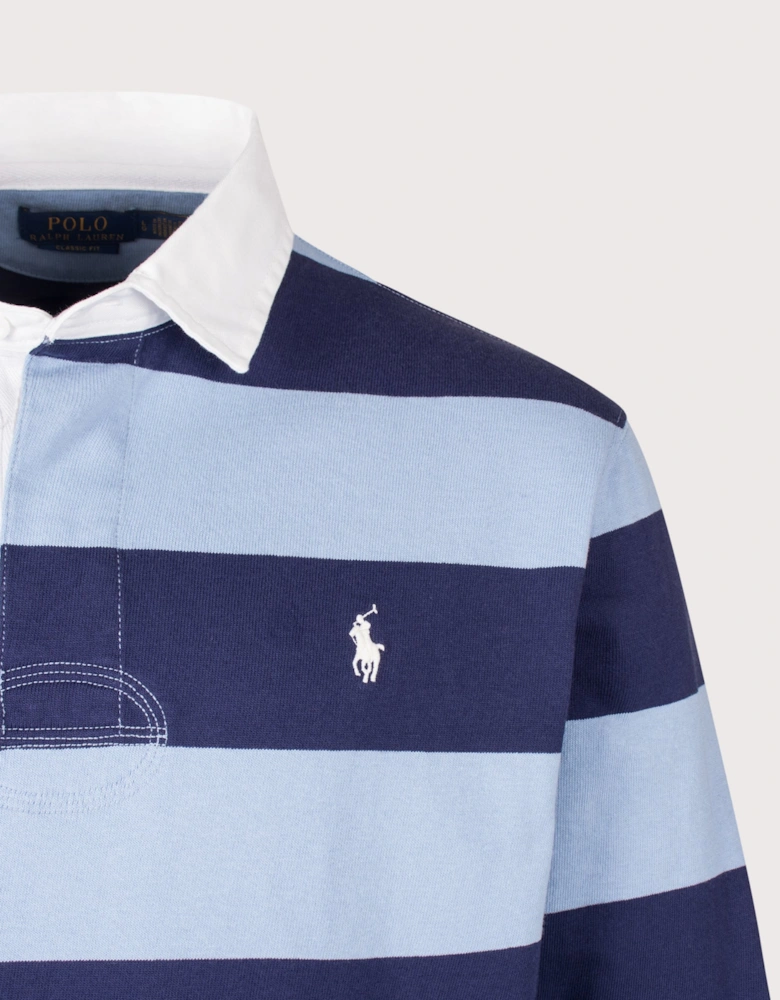 Classic Fit The Iconic Striped Rugby Shirt