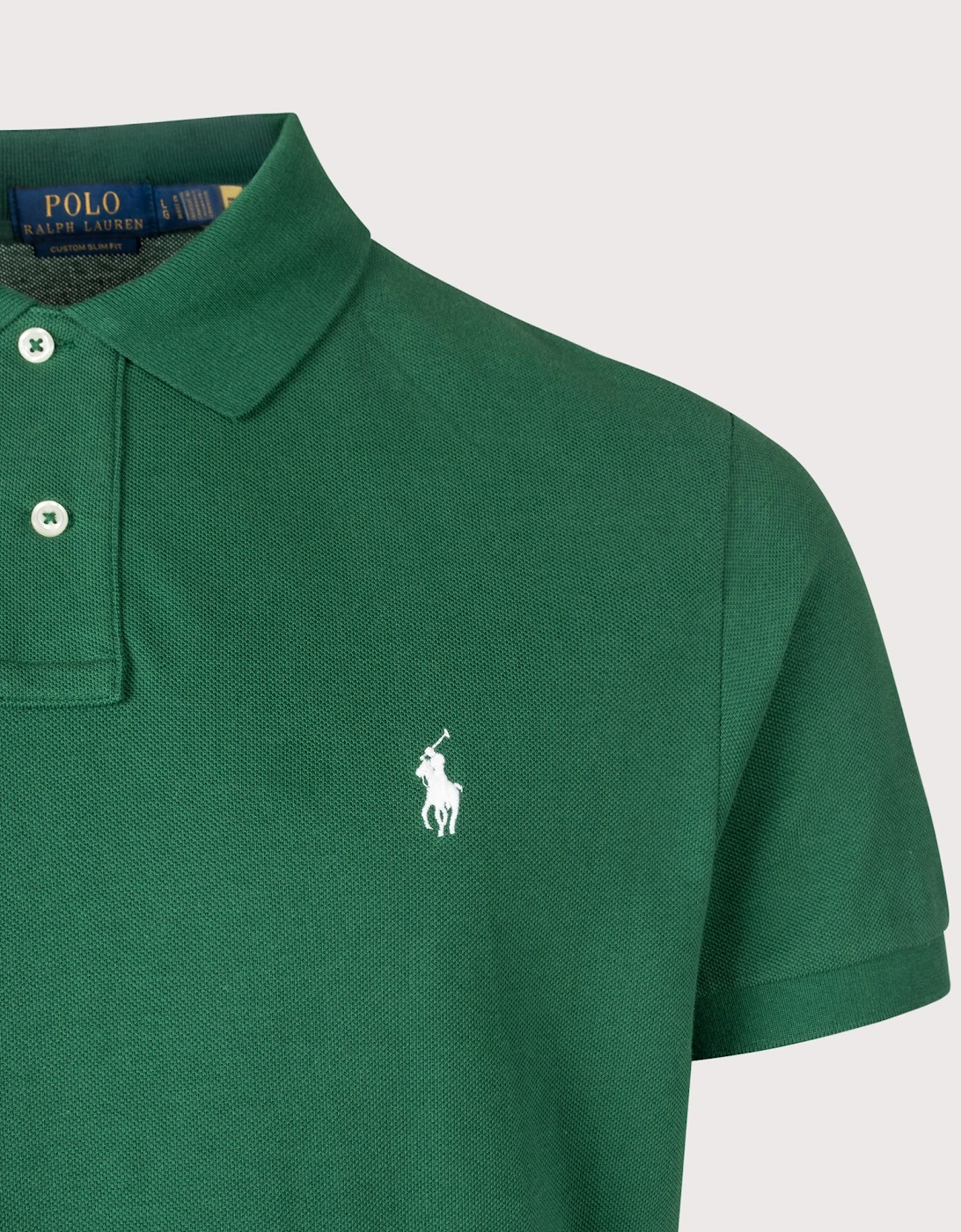 Custom Slim Fit Mesh Polo Shirt