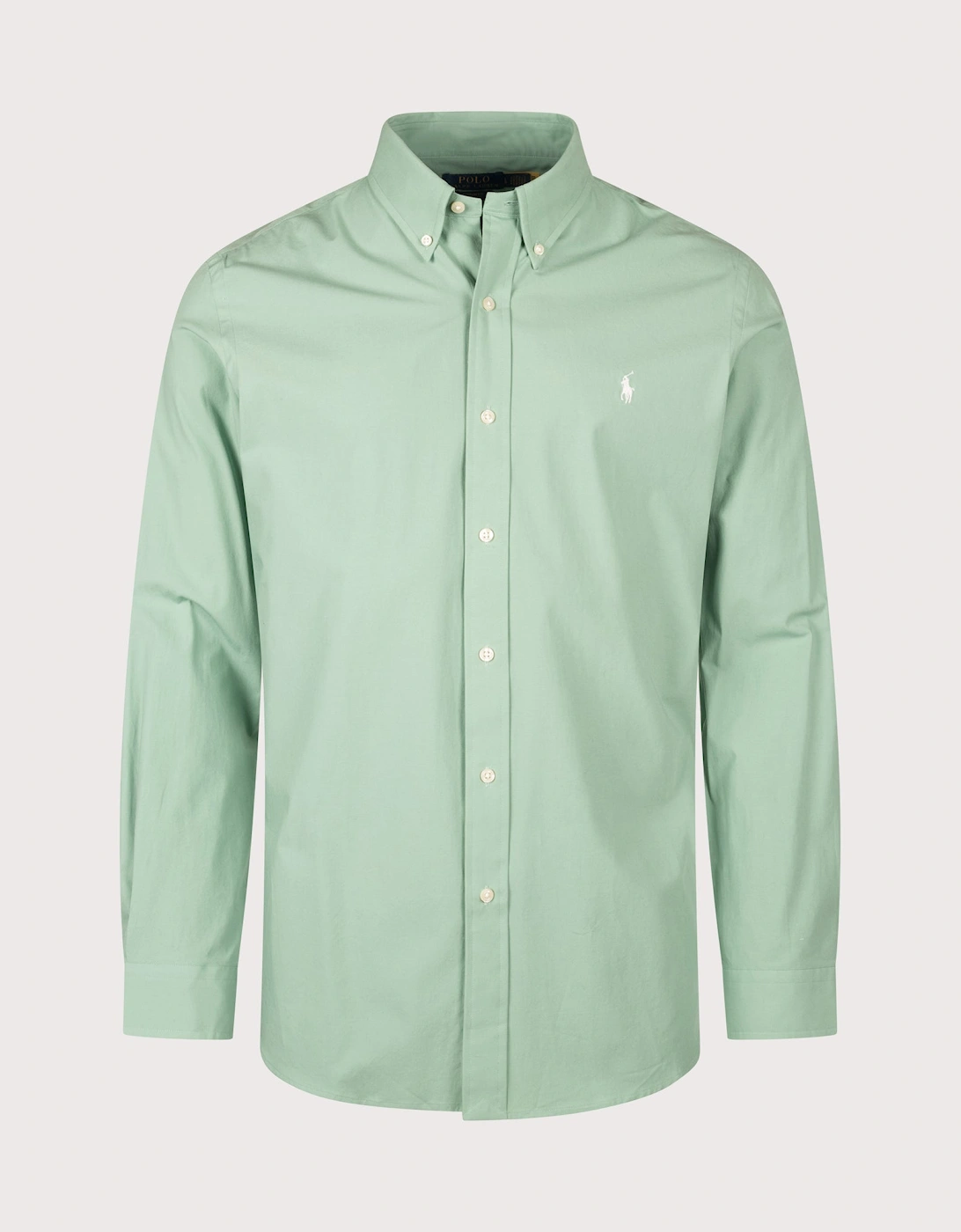 Custom Fit Stretch Poplin Shirt