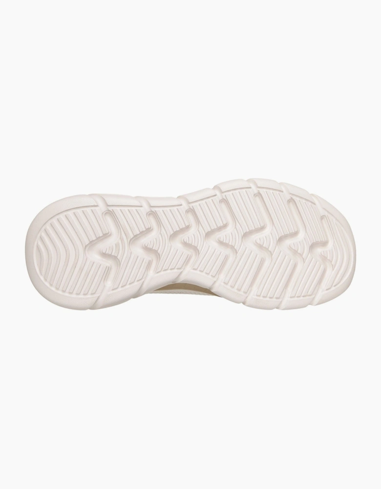 Skechers Bobs B Flex Hi Flying Women's White/Gold Engineered Knit Trainers