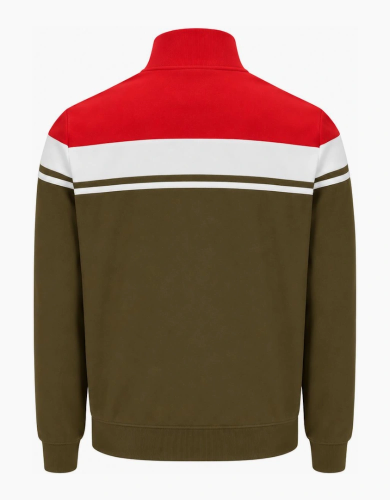 Sergio Tacchini Damarindo Track Top Jacket Adrenaline Rush/Gardenia/Dark Olive