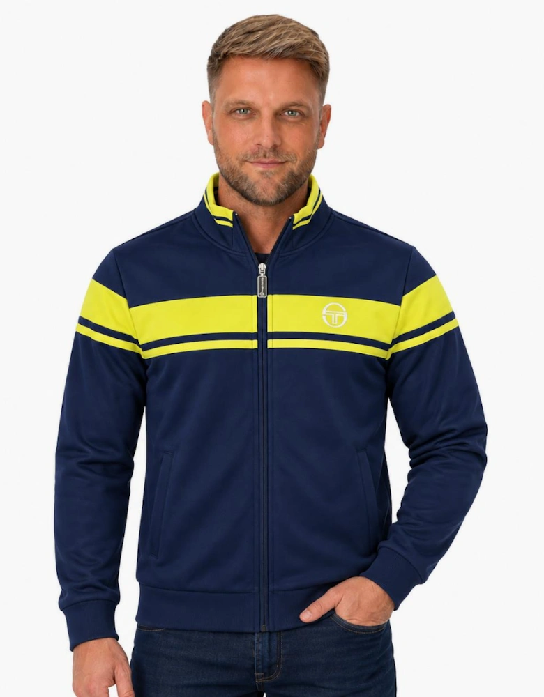 Sergio Tacchini Damarindo Track Top Jacket Maritime Blue/Celery Green