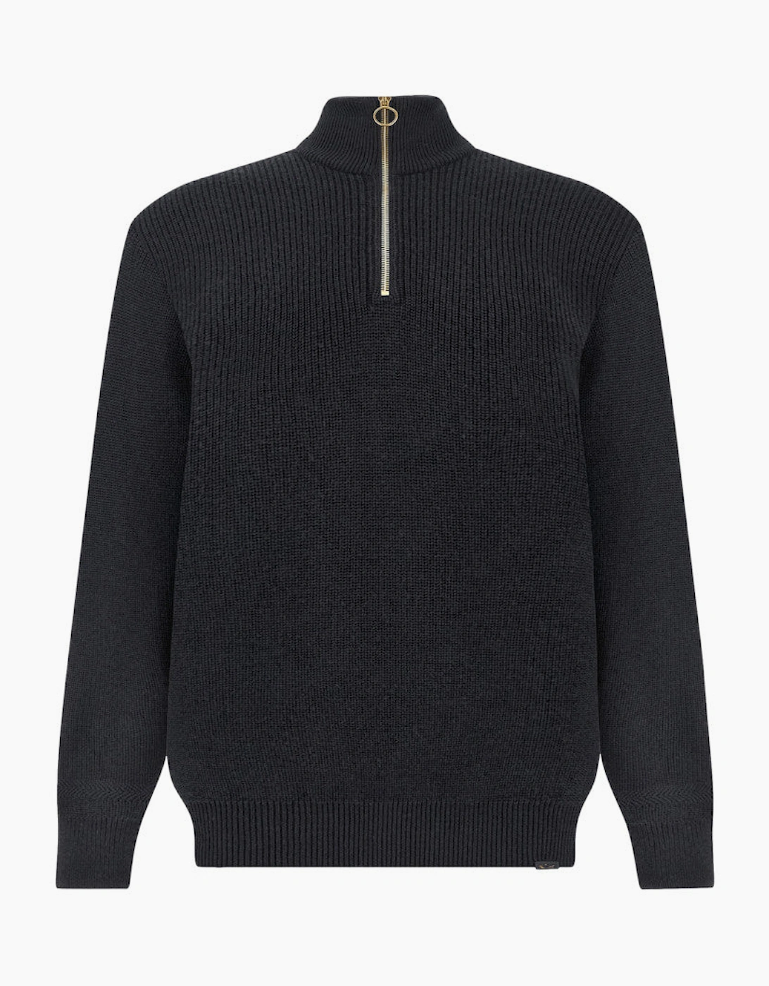 Paul & Shark Shark Tag Wool Half Zip Sweater 50E Navy