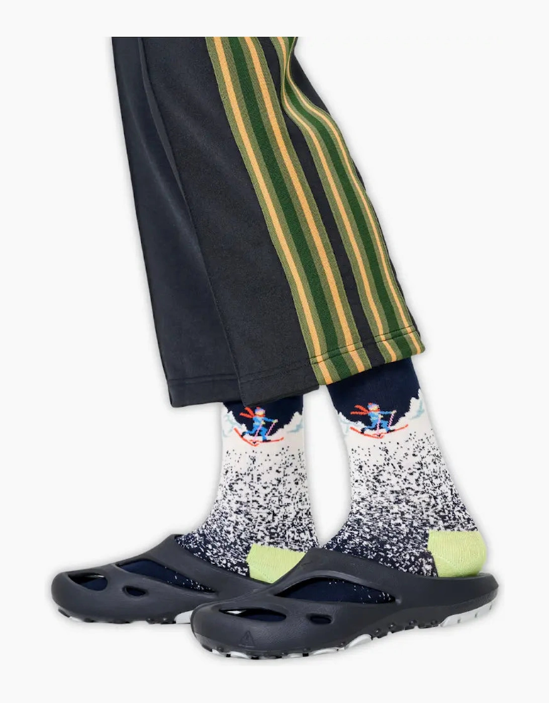 Snowy Night Socks, Navy