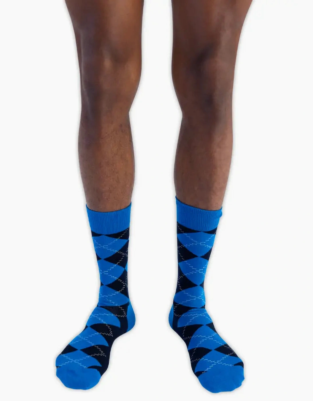 Argyle Socks, Blue