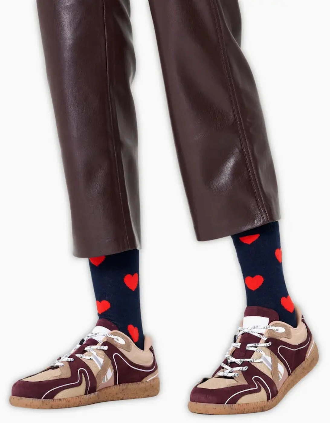 Heart Socks, Navy