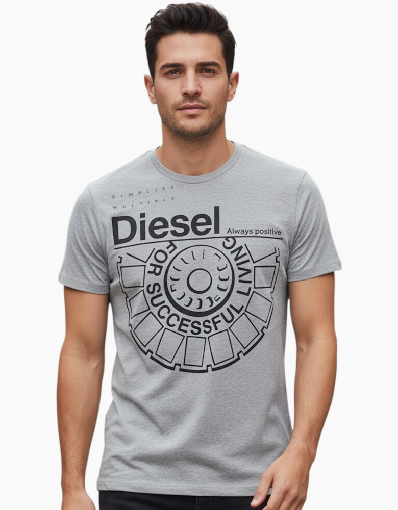 DIESEL T BALLOCK R 0R91B Mens T-Shirt