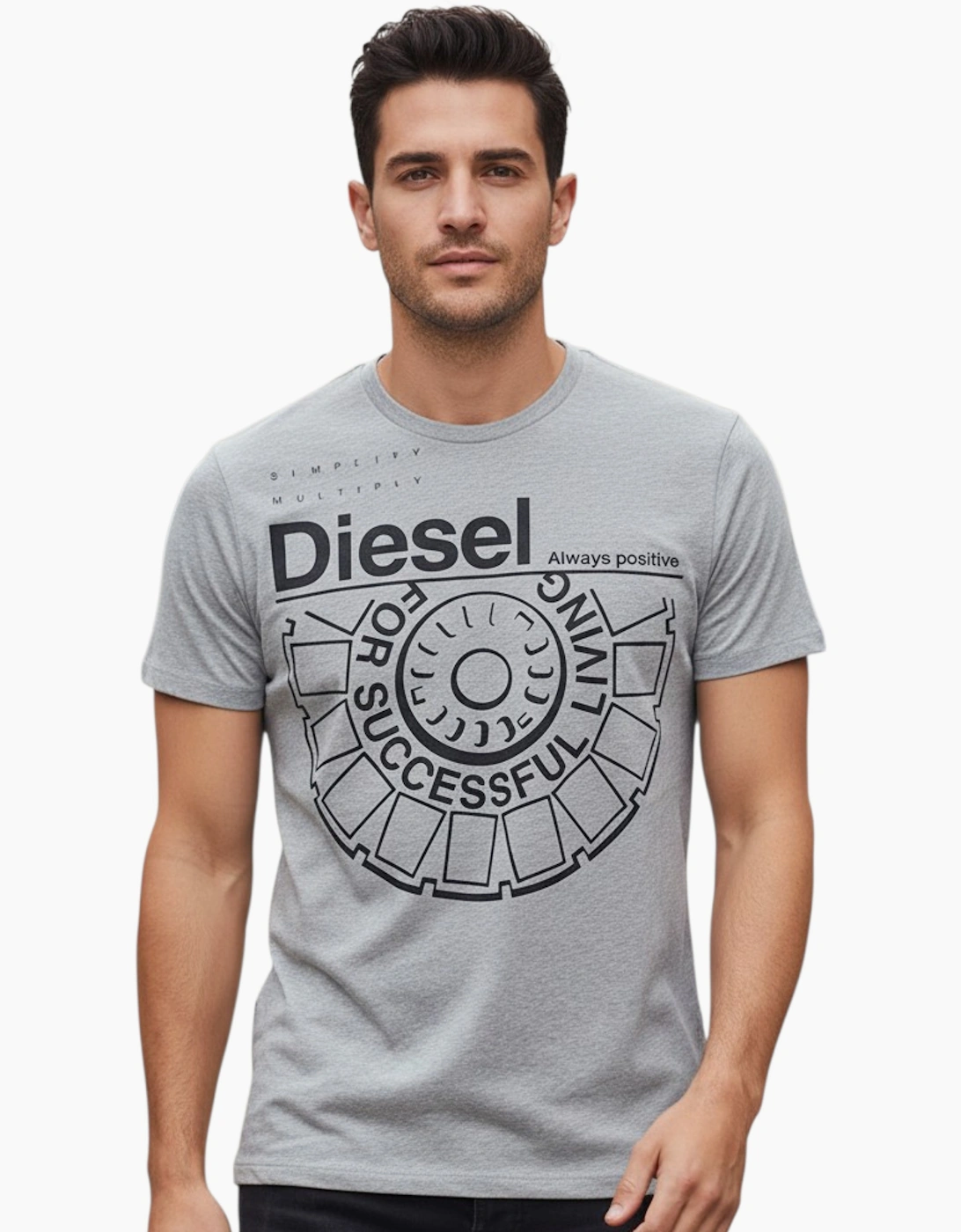 DIESEL T BALLOCK R 0R91B Mens T-Shirt
