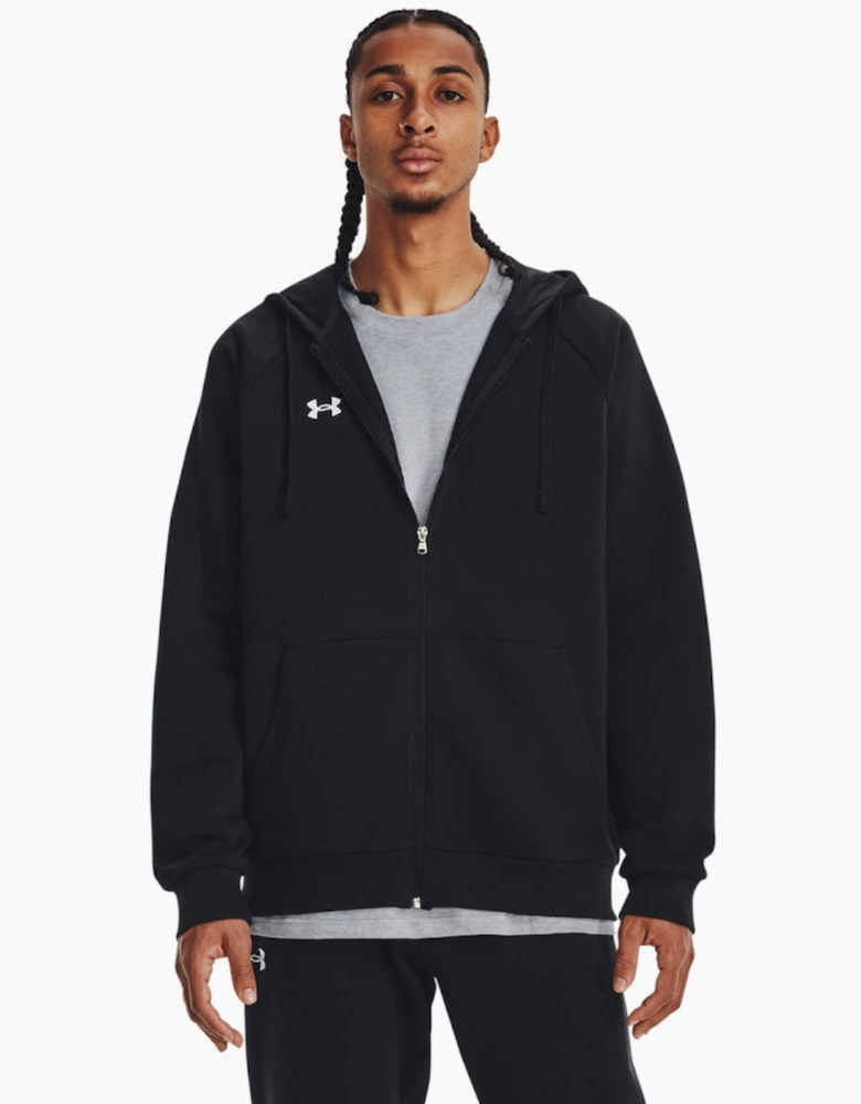 Under Armour Rival Fleece Full Zip Hoodie Black
