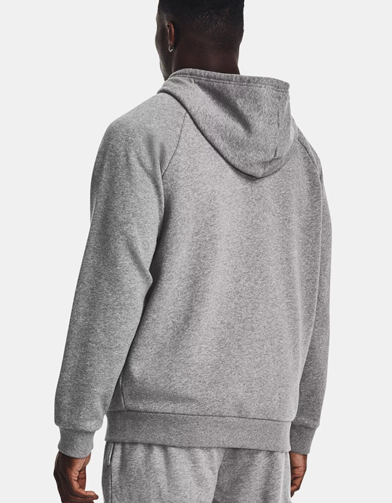 Under Armour Rival Fleece Full Zip Hoodie Grey