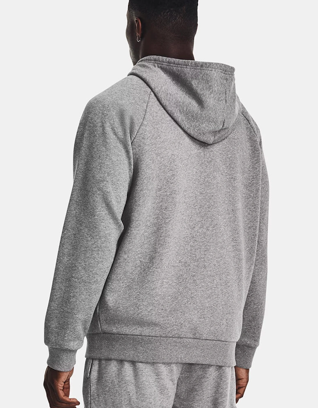 Under Armour Rival Fleece Full Zip Hoodie Grey