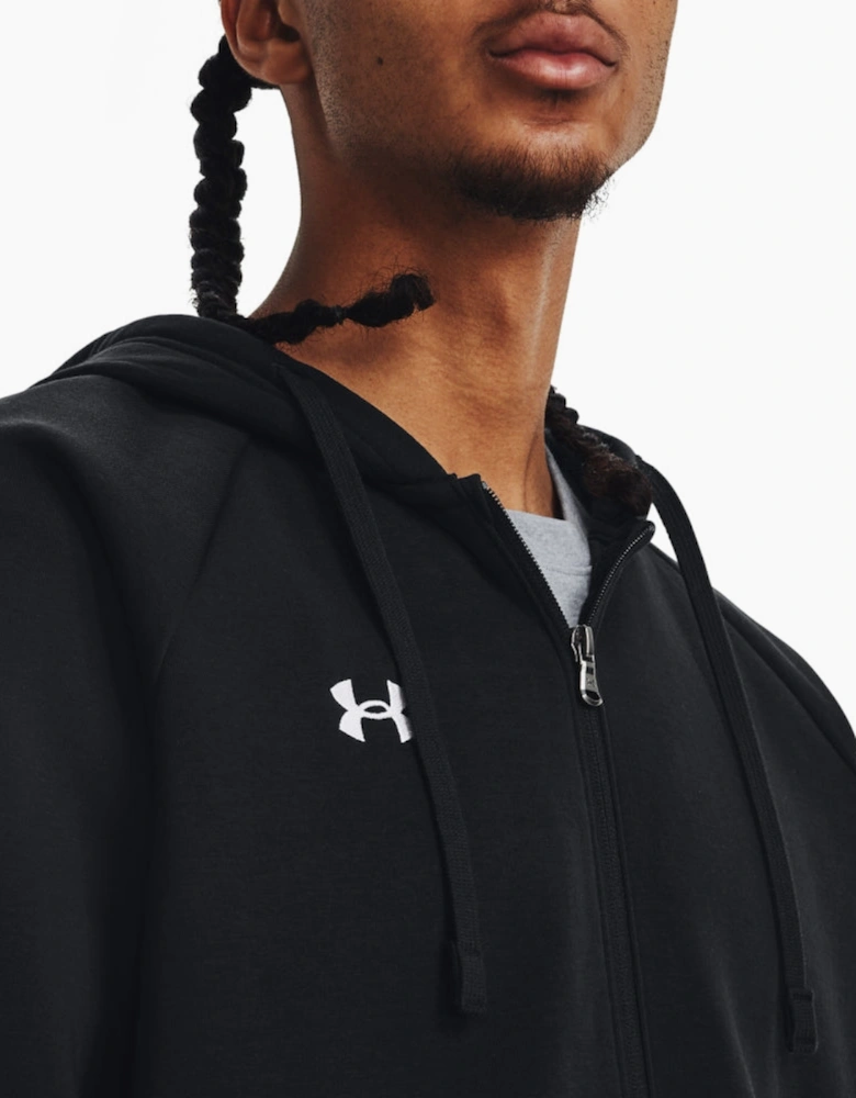 Under Armour Rival Fleece Full Zip Hoodie Black