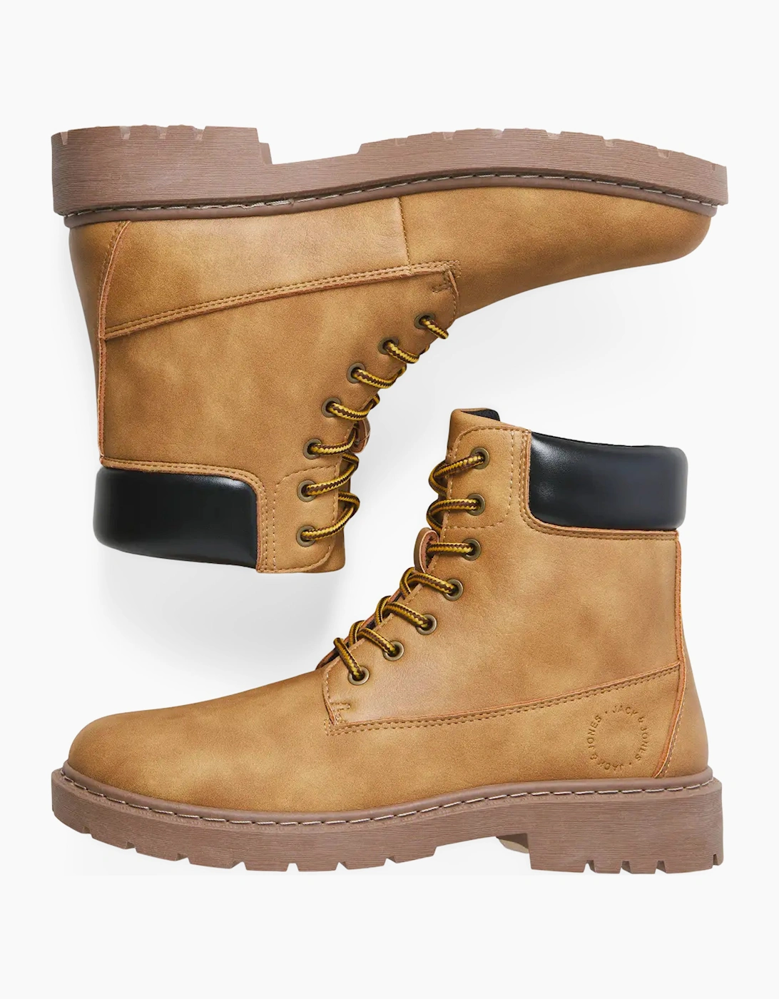 Jack & Jones JFWainsworth PU Boot HONEY TAN