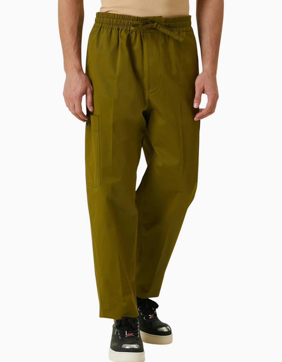 Kenzo Cargo Pant Mens Jogging Bottoms Straight Fit Green