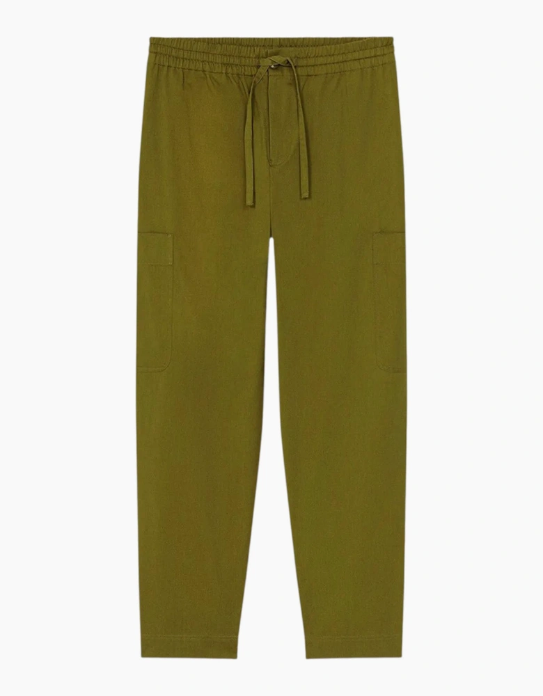 Kenzo Cargo Pant Mens Jogging Bottoms Straight Fit Green