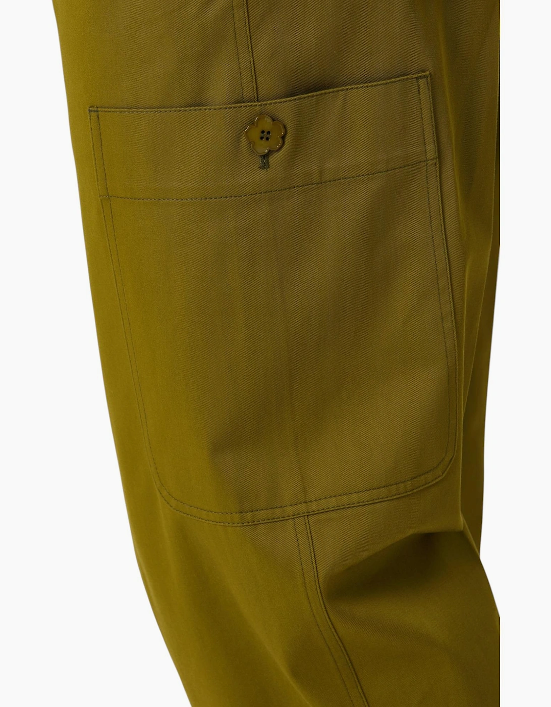 Kenzo Cargo Pant Mens Jogging Bottoms Straight Fit Green