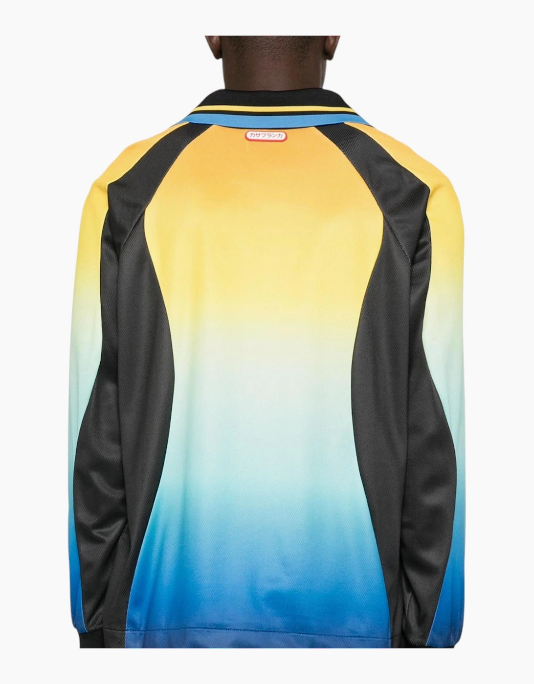 Casablanca Gradient Effect T Shirt Full Sleeve Football Top