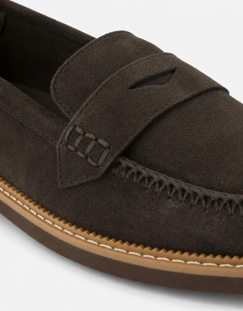 TOMS MARIE Womens Loafer Shoes Dark Brown