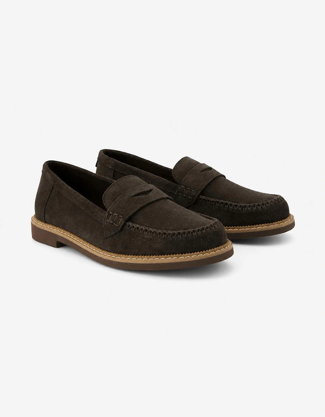 TOMS MARIE Womens Loafer Shoes Dark Brown
