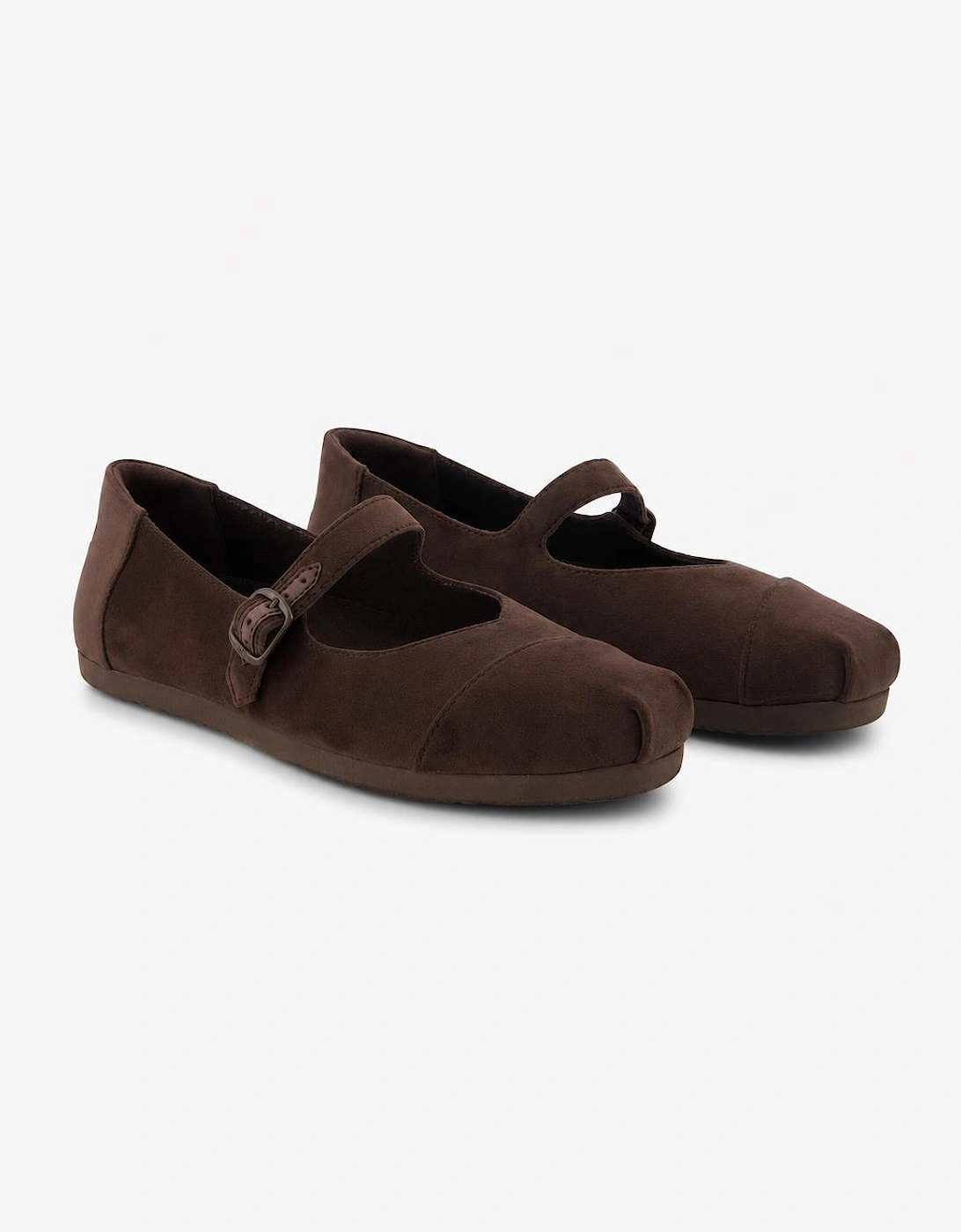 TOMS ALPARGATA MARY JANE Womens Mary Jane Dark Brown