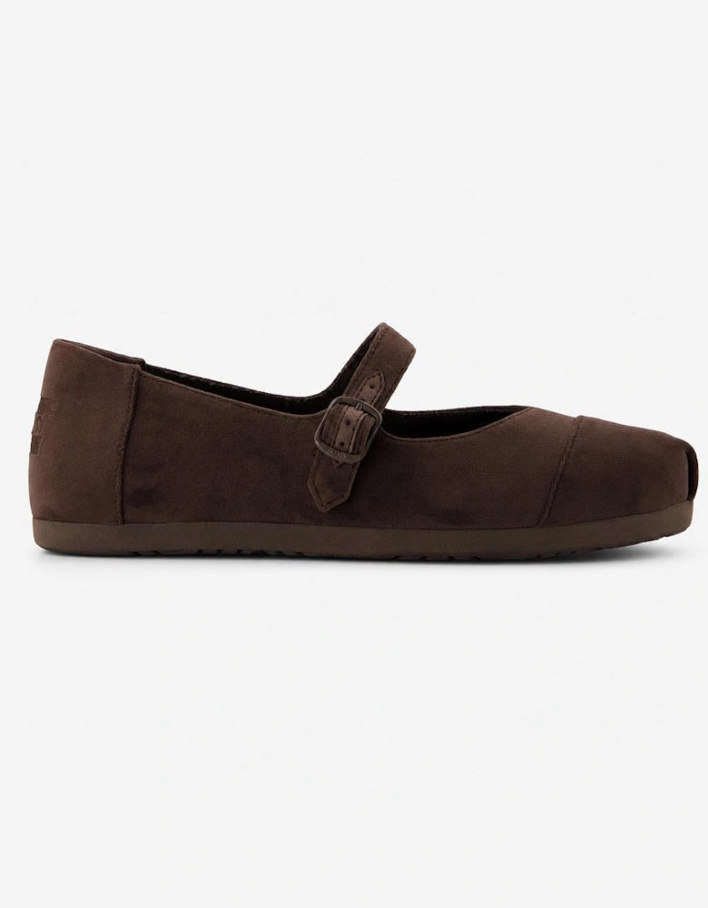 TOMS ALPARGATA MARY JANE Womens Mary Jane Dark Brown