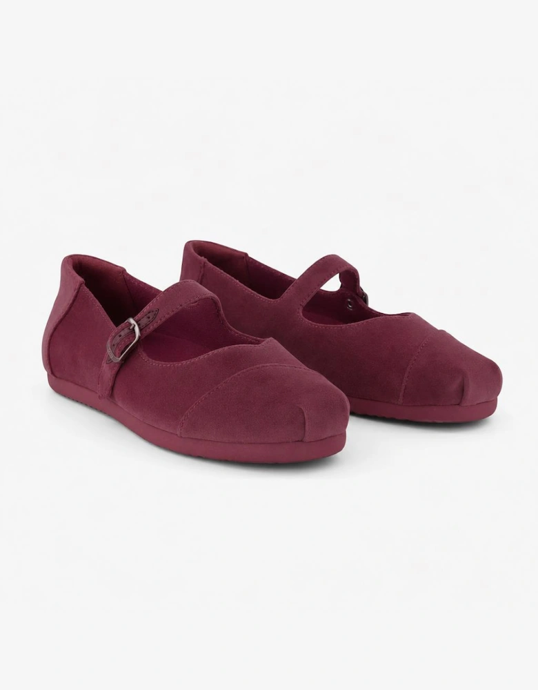 TOMS ALPARGATA MARY JANE Womens Mary Jane Dark Red