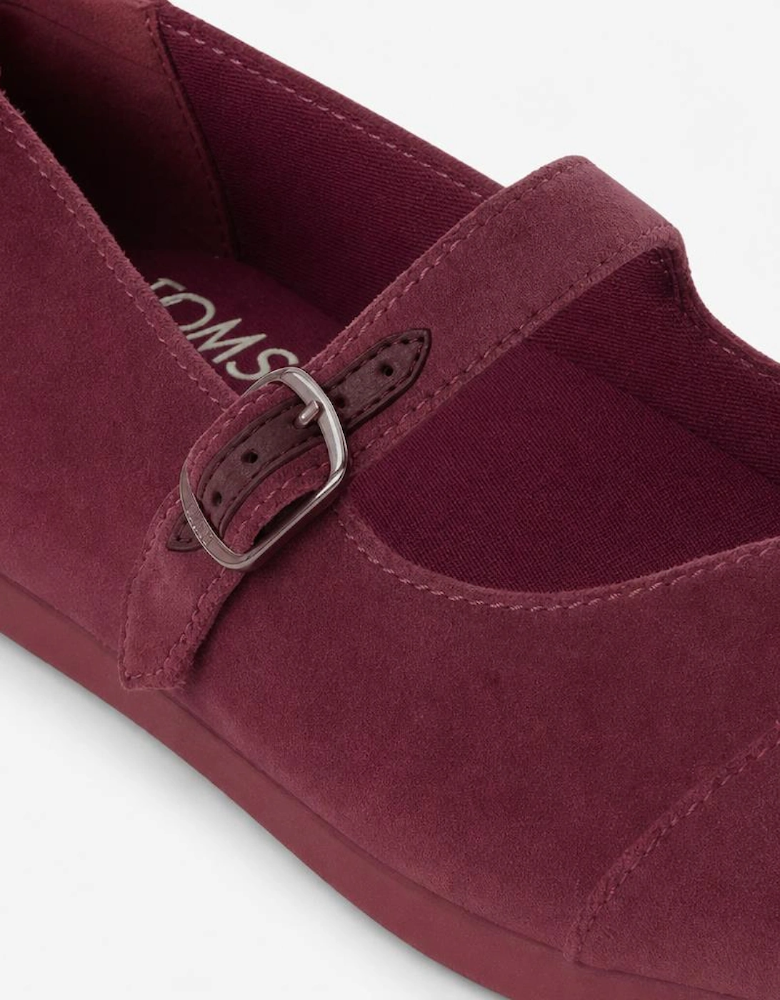 TOMS ALPARGATA MARY JANE Womens Mary Jane Dark Red