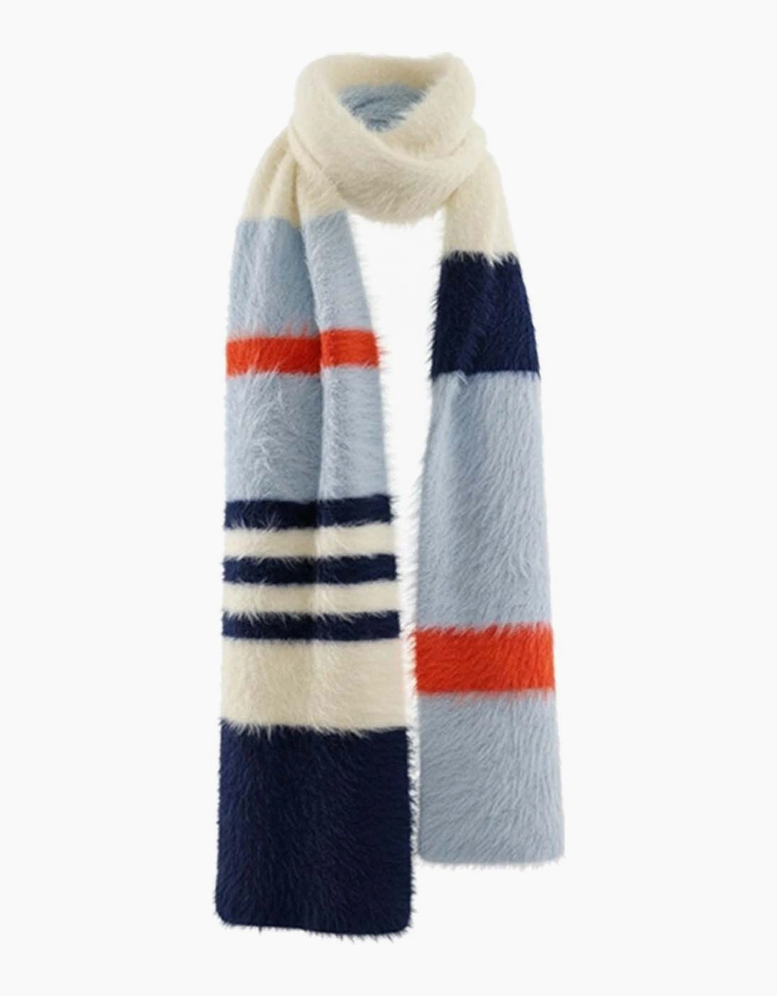 Napoleon Stripe Scarf - Blue Mix