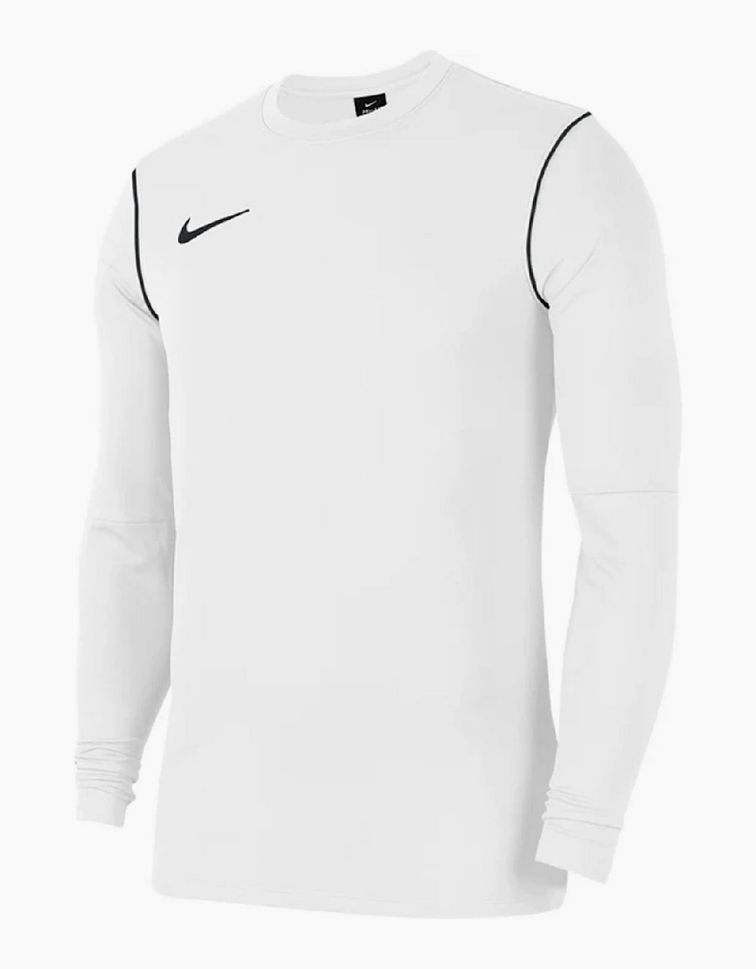 Nike Men's Park 20 Crew Neck Long Sleeve Jersey T-Shirt - White - Size, S