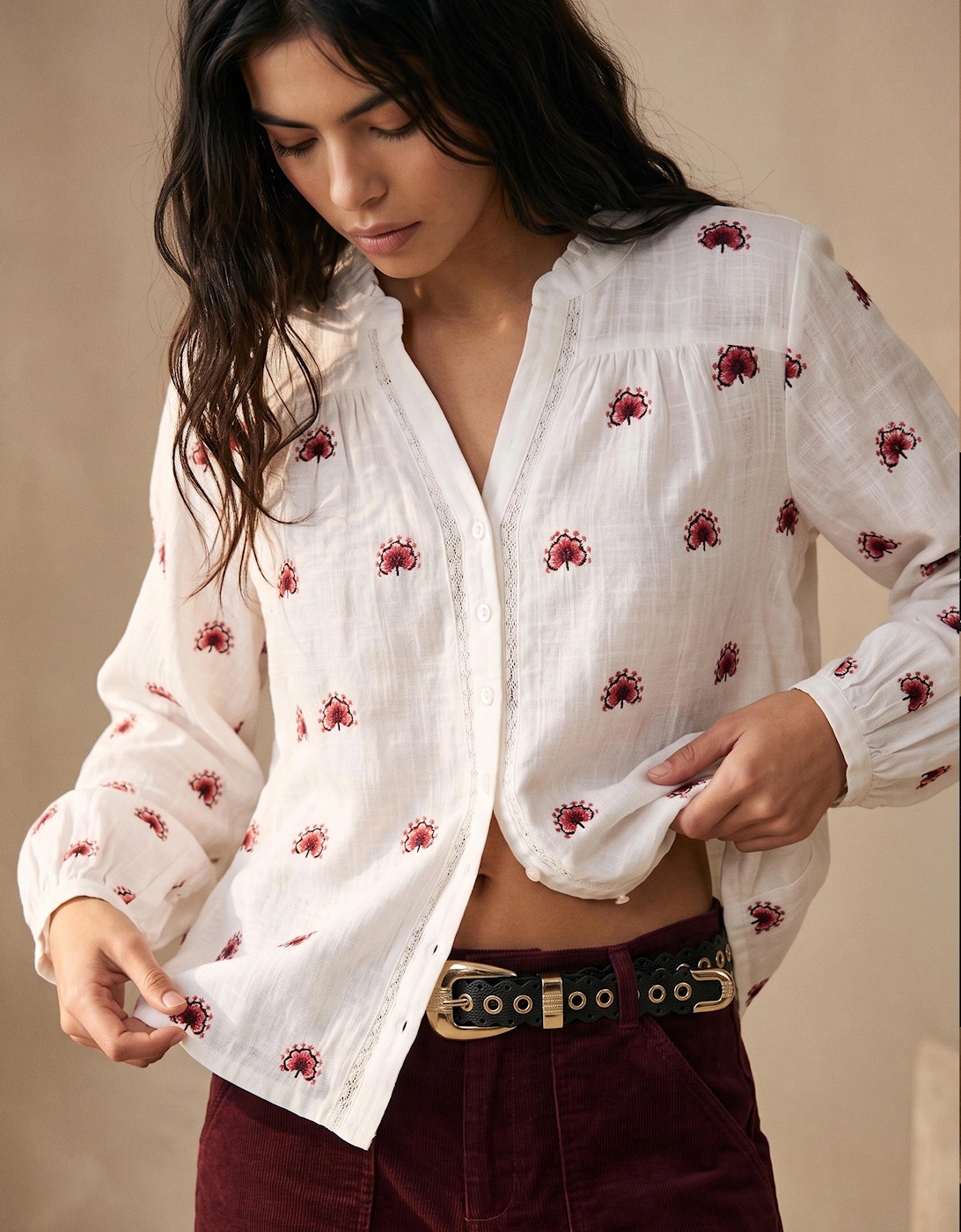 Martina Blouse - Ecru