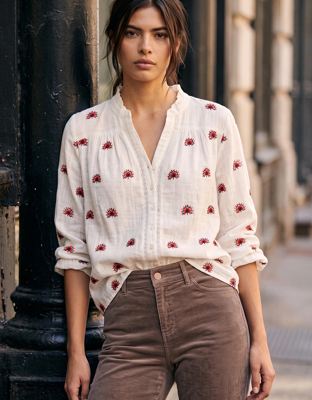 Martina Blouse - Ecru