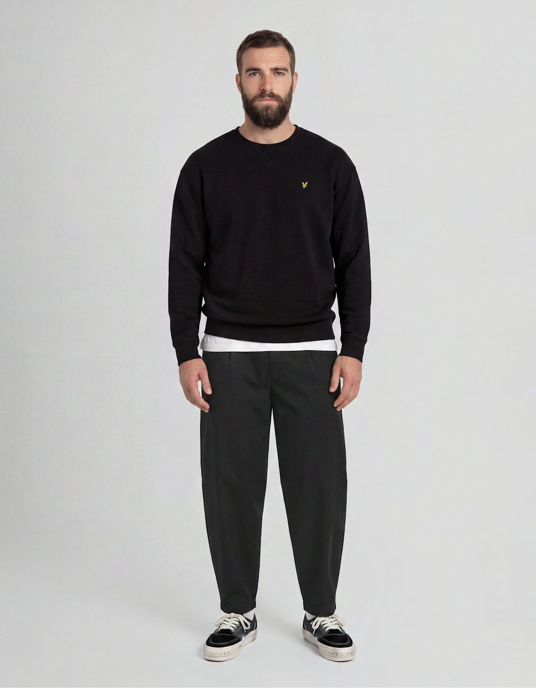 Cotton Crew Neck Sweatshirt