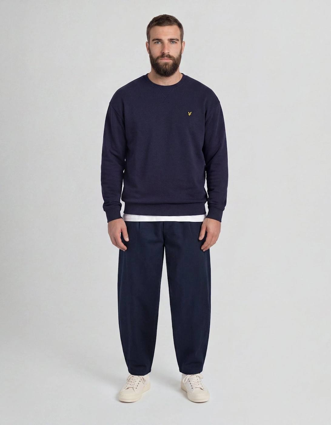 Cotton Crew Neck Sweatshirt