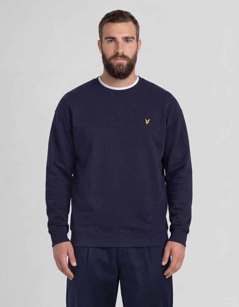 Cotton Crew Neck Sweatshirt