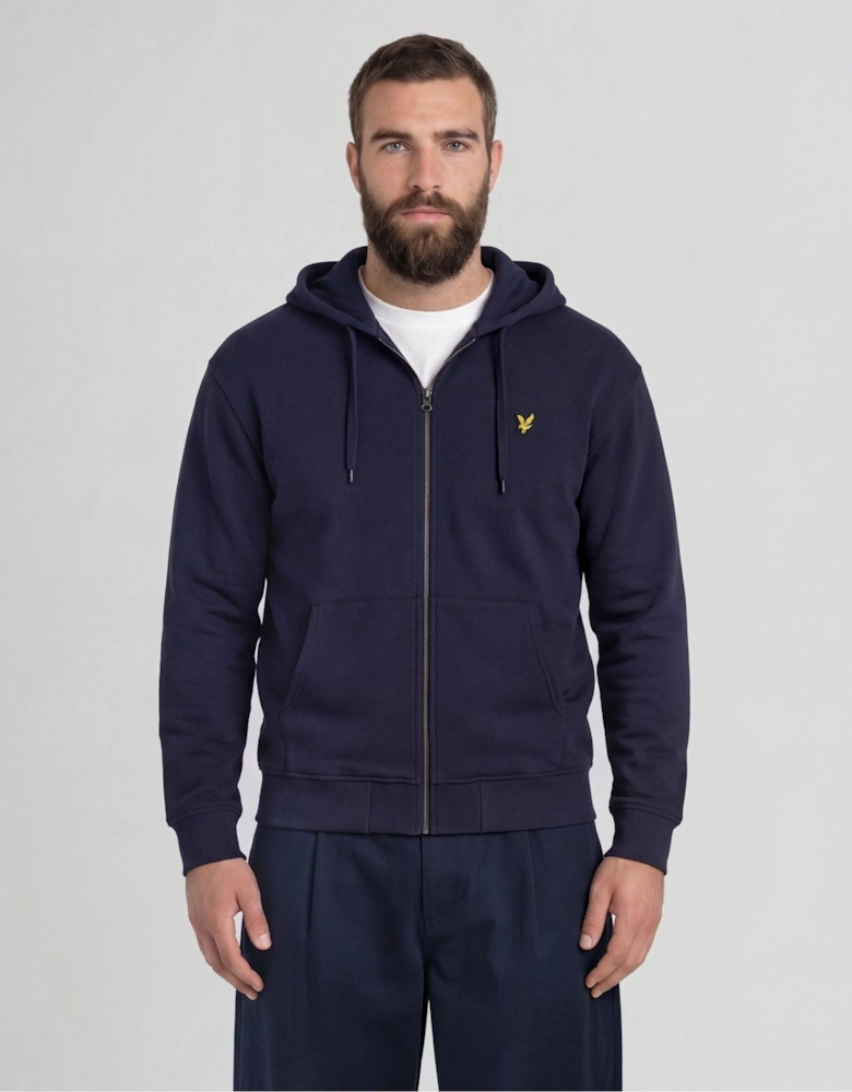 Loopback Cotton Full Zip Hoodie