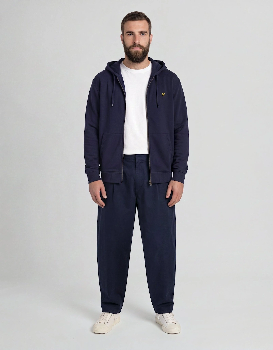 Loopback Cotton Full Zip Hoodie