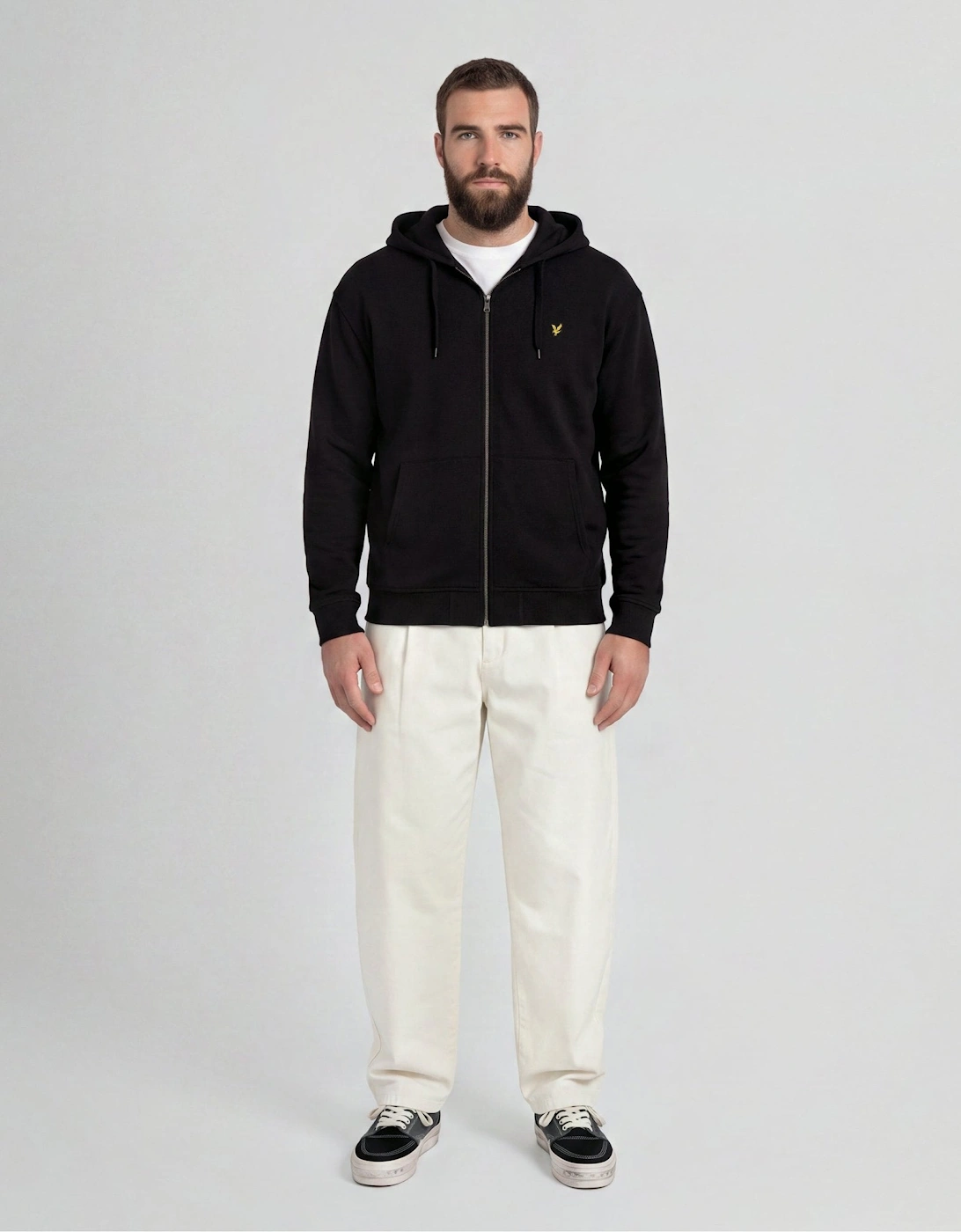 Loopback Cotton Full Zip Hoodie