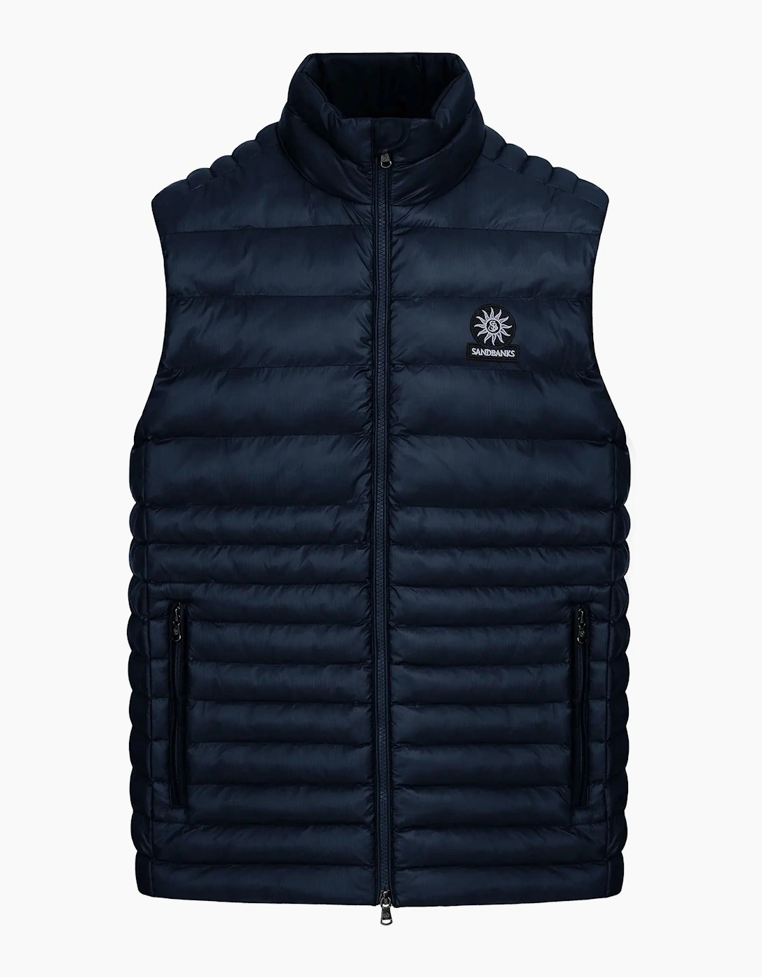 SANDBANKS RIPSTOP MICRO PUFFER GILET NAVY