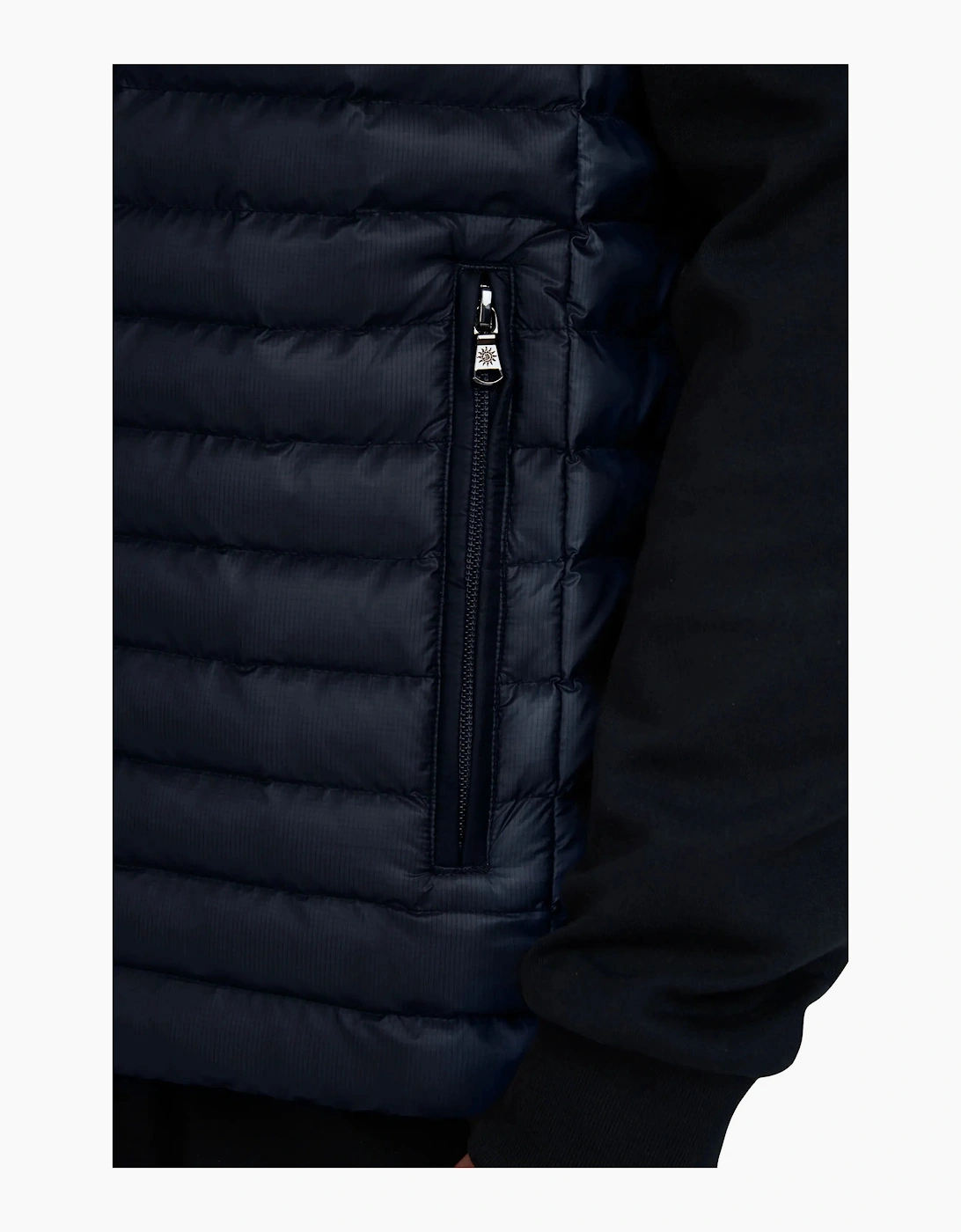 SANDBANKS RIPSTOP MICRO PUFFER GILET NAVY