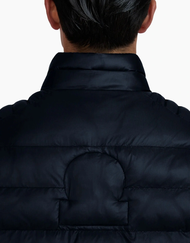 SANDBANKS RIPSTOP MICRO PUFFER GILET NAVY