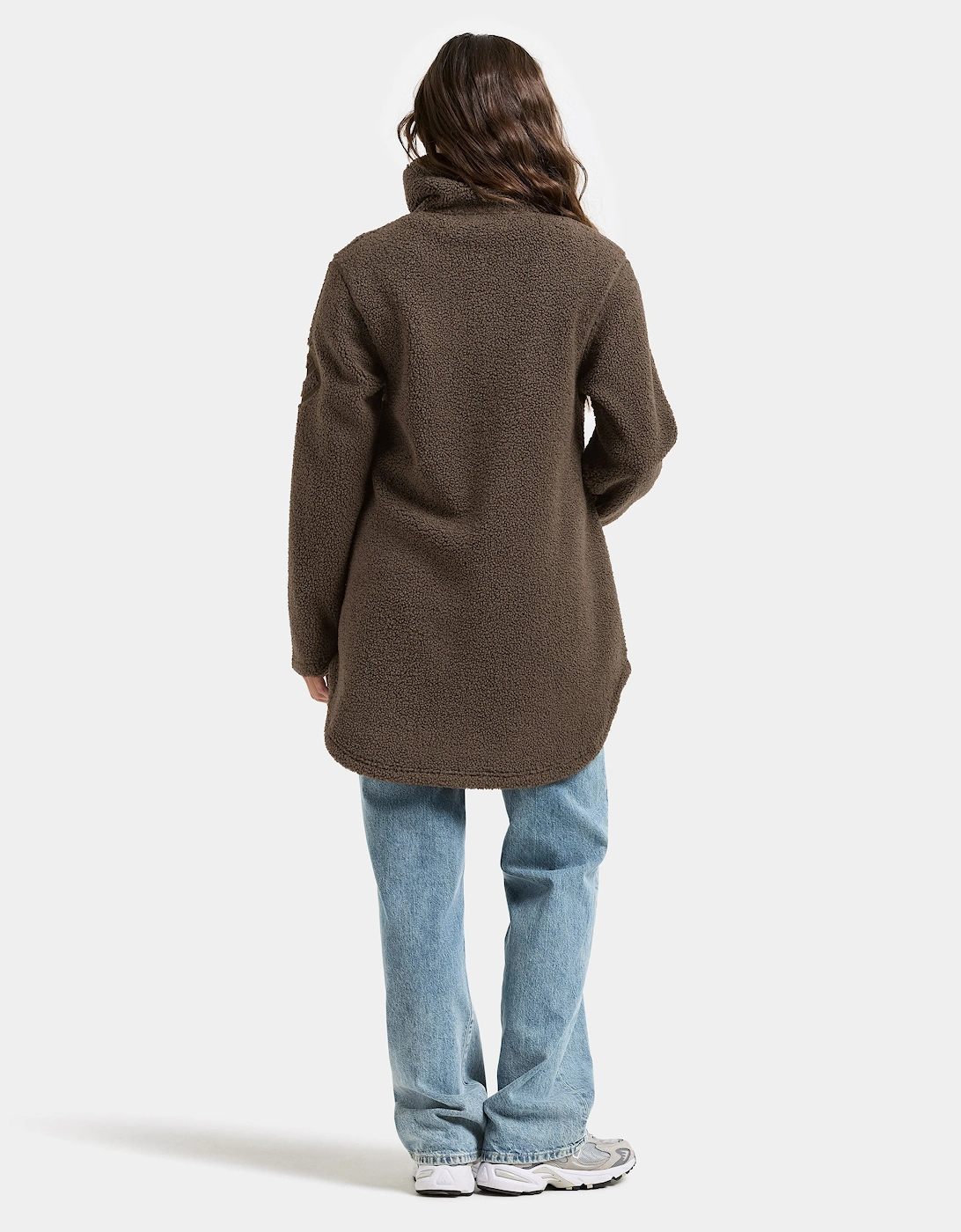 Didriksons Womens Umi Full Zip Fleece 4 - Dark Mocha F11