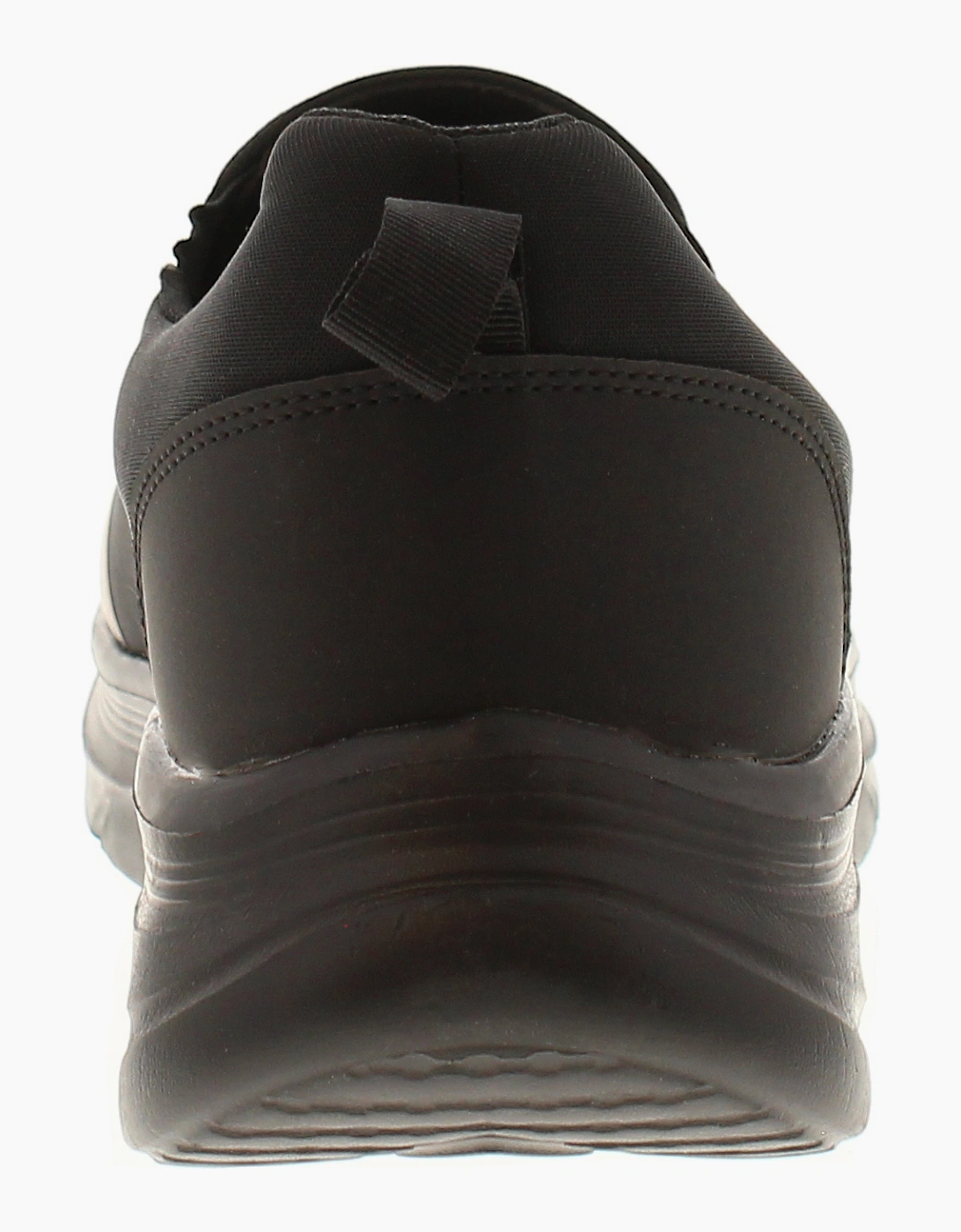 Focus Mens Trainers Jersey Textile Upper Wilkie Slip On black UK Size