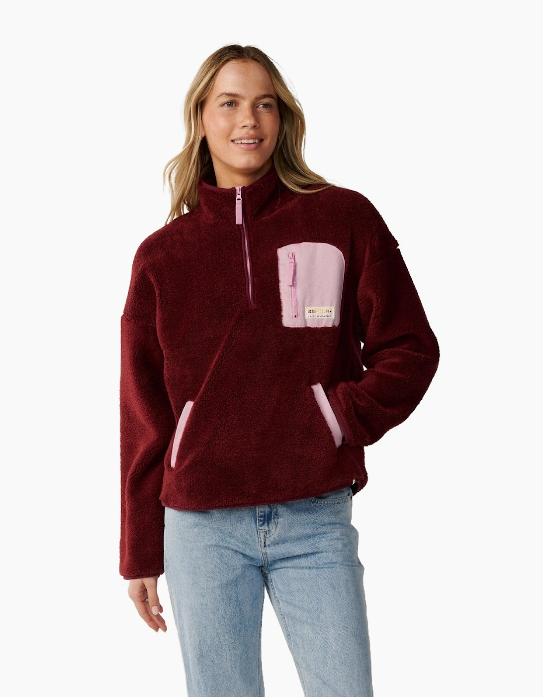 Rip Curl Womens Party Pack Polar Half Zip Fleece