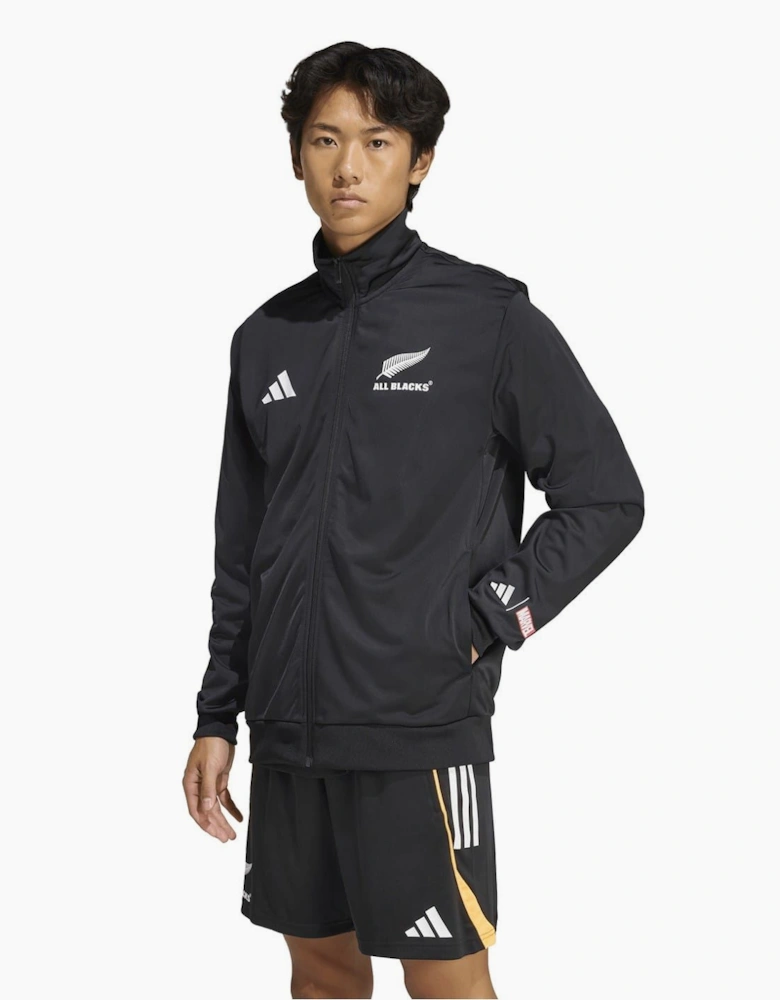 Mens All Blacks X Marvel Tracksuit Top