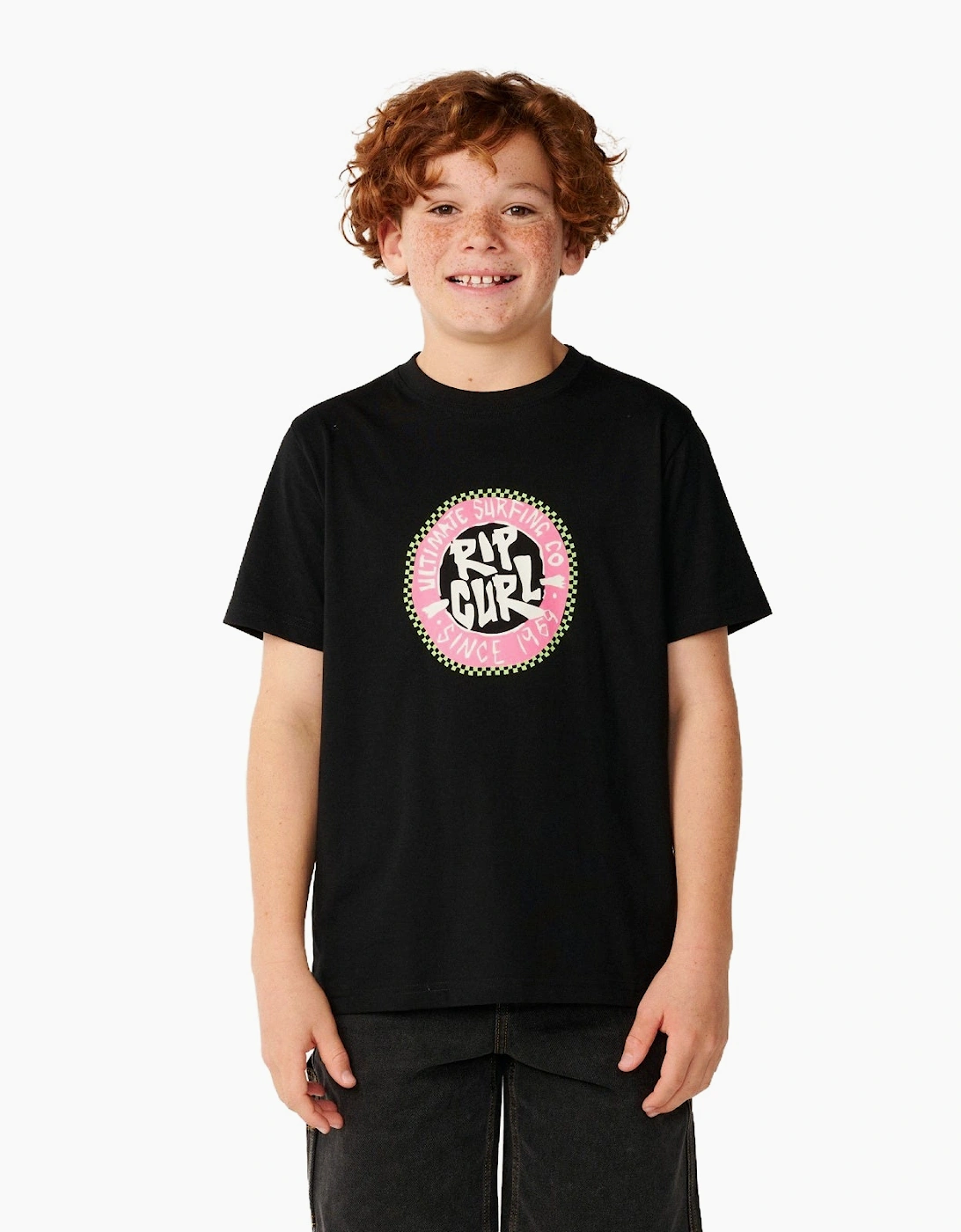 Rip Curl Kids Streamline Circle Logo Short Sleeve T-Shirt